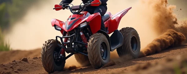 contre-braquage en quad